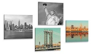 Set tablouri combinație interesantă orașului New York