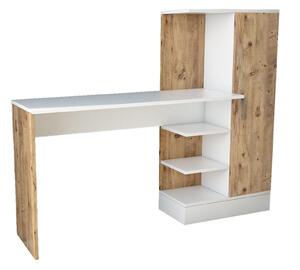 Birou CT2 AW, alb/pin atlantic, PAL melaminat, 152x40x120 cm