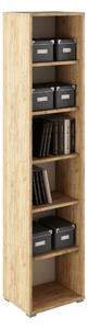Biblioteca RIOMA TYP 02, stejar artisan, DTD laminat, 50x38x218 cm