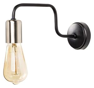 Lampa perete DENGE-3432, negru, metal, 4x28x11 cm