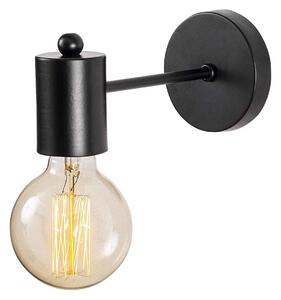 Lampa perete HEXA-6951, negru, metal, 6x21x10 cm