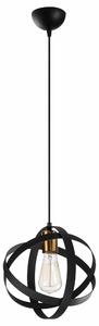 Lustra GEZEGEN 6101, negru, metal, 25x35-121 cm