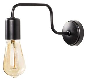 Lampa perete DENGE-3433, negru, metal, 4x28x11 cm