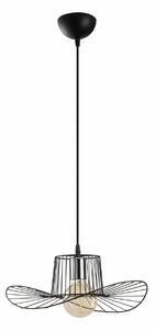 Lustra TEL 6736, metal, negru, 38x24-110 cm