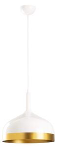 Lustra SAGLAM 3724, alb/auriu, metal, 30x40-128 cm
