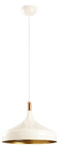 Lustra SAGLAM 3723, alb/auriu, metal, 36x38-124 cm