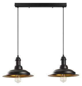 Lustra SAGLAM 3776, negru, metal, 62x30x38-128 cm