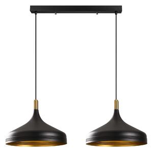 Lustra SAGLAM 3777, negru, metal, 68x36x42-132 cm