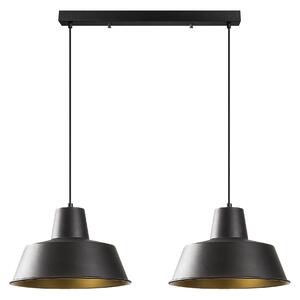 Lustra SAGLAM 3738, negru, metal, 62x30x38-120 cm