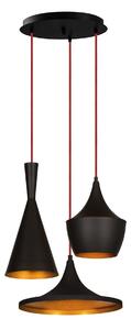 Lustra ELMAS 3556, negru, metal, 51x51x50-130 cm