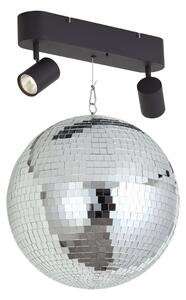 Lampă suspendată Retro Discoball, cu LED, 2 lumini și telecomandă