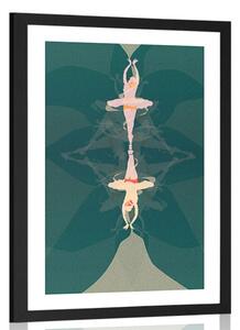 Poster cu passepartout balet artistic