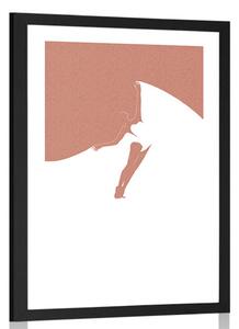 Poster cu passepartout secretul dansului