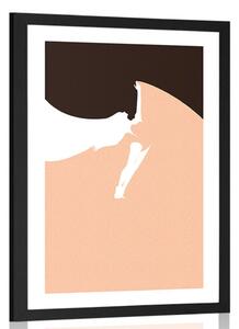 Poster cu passepartout pasiune de dans