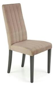 Scaun DIEGO 2, bej/negru, stofa catifelata/lemn de fag, 47x59x99 cm