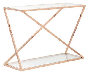 Consolă Vertigo rose gold 120x40x80cm