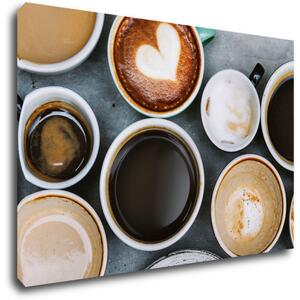 Impresi Tablou Coffee types - 60 x 40 cm