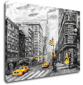 Impresi Tablou New York Yellow Details - 70 x 50 cm