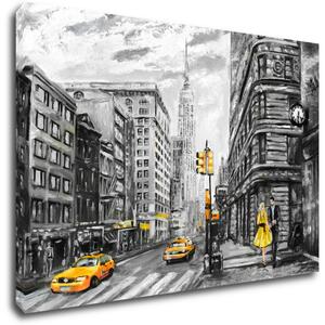 Impresi Tablou New York Yellow Details - 60 x 40 cm