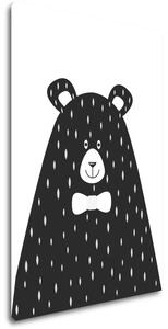 Impresi Obraz Black and white bear - 20 x 30 cm