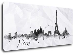 Impresi Tablou Paris panorama - 90 x 40 cm