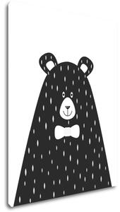 Impresi Obraz Black and white bear - 30 x 40 cm