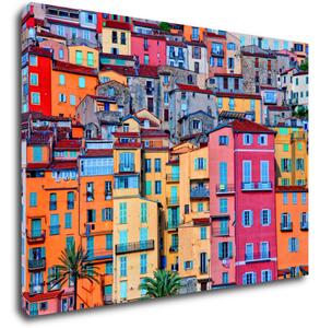 Impresi Tablou Colorful houses - 70 x 50 cm