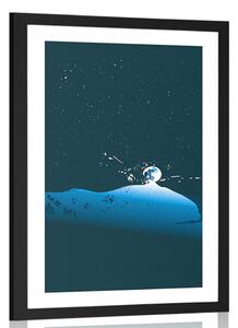 Poster cu passepartout cer magic