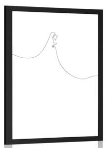Poster linii simple