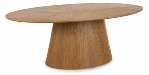 Măsuță de cafea Detroit 1075, Stejar, MDF, Furnir din lemn natural, 40x60x110cm, 22 kg