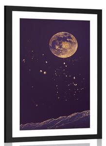 Poster cu passepartout planeta magică