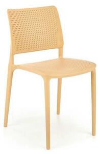 Scaun K514, portocaliu, polipropilena, 42x55x79 cm
