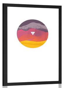 Poster cu passepartout într-un design unic