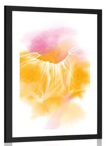 Poster cu passepartout natura feminina