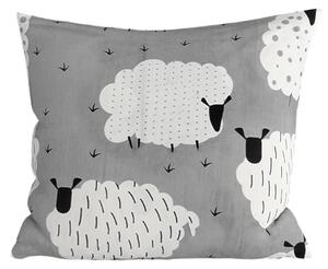 Fata de perna din policoton SHEEP POLY 45x45 cm, gri