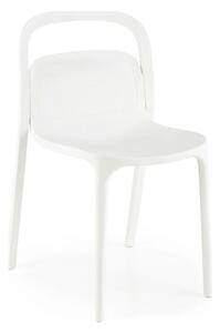 Scaun K490, alb, polipropilena, 46x55x80 cm