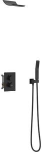 Mexen Salto set de duș încastrat, negru - 7604-02-70