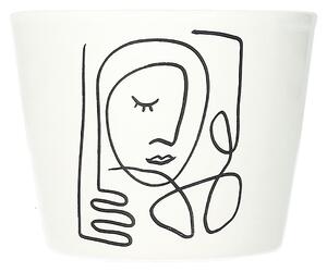 Ghiveci de flori Face I 8cm