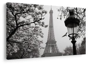 Tablou paris în ceața iernii