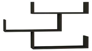 Raft TIBET, gri antracit, PAL melaminat, 120x22x67 cm
