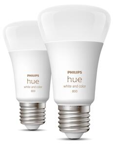 Set 2x LED bec Philips Hue WACA A60 E27/6,5W/230V dimabil 2000-6500K
