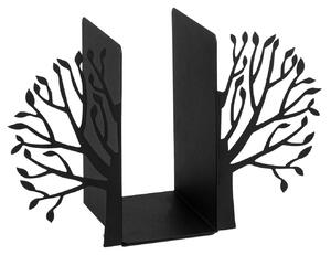 Suport carti 493RMC1113, negru, metal, 44x14x22 cm