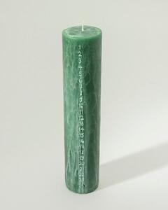 Lumânare verde de Advent 25 cm