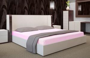 Cearsaf de pat roz deschis Lăţime: 160 cm | Lungime: 200 cm