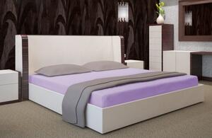 Cearsaf de pat violet deschis Lățime: 90 cm | Lungime: 200 cm