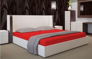 Cearsaf de pat roșu Lăţime: 160 cm | Lungime: 200 cm