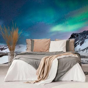 Fototapet aurora polară norvegiană