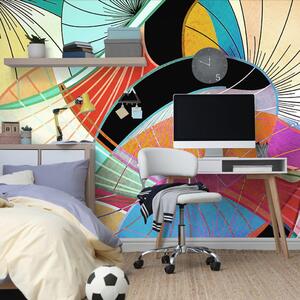 Tapet abstracție viu colorată