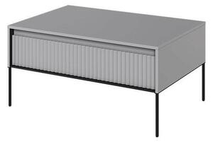 Măsuță de cafea Fernolu 110Gri, Negru, 5x7x10cm, PAL laminat, Unghiular
