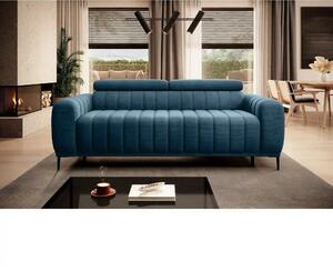 Canapea extensibila pat dublu GANDI 160, stofa catifelata turcoaz inch